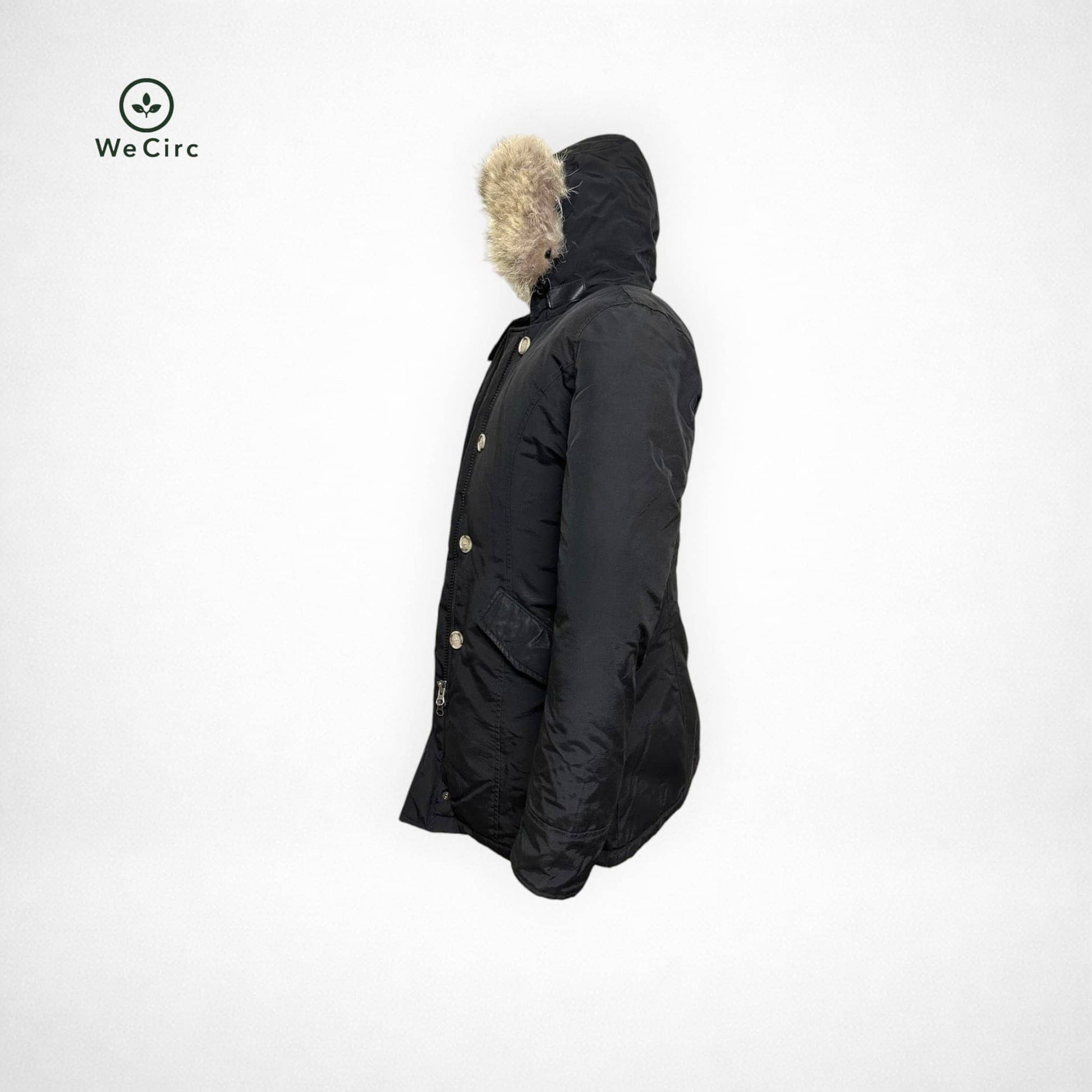 Arctic Parka Schwarz XS - Detailbild