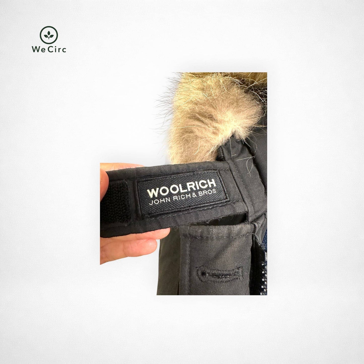 Arctic Parka Schwarz XS - Detailbild