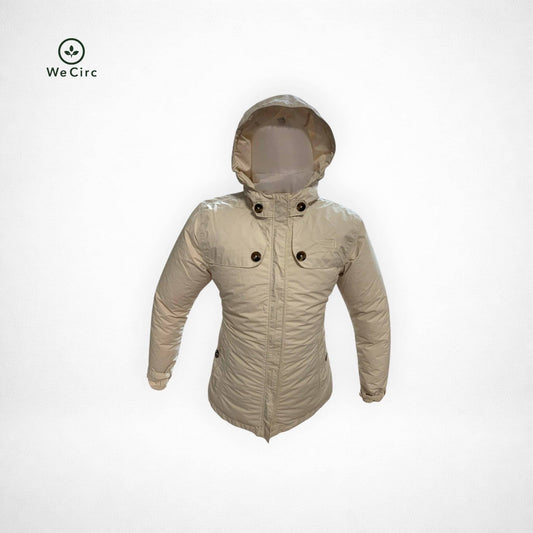 North Face HyVent Funktionsjacke Beige M - Hauptansicht