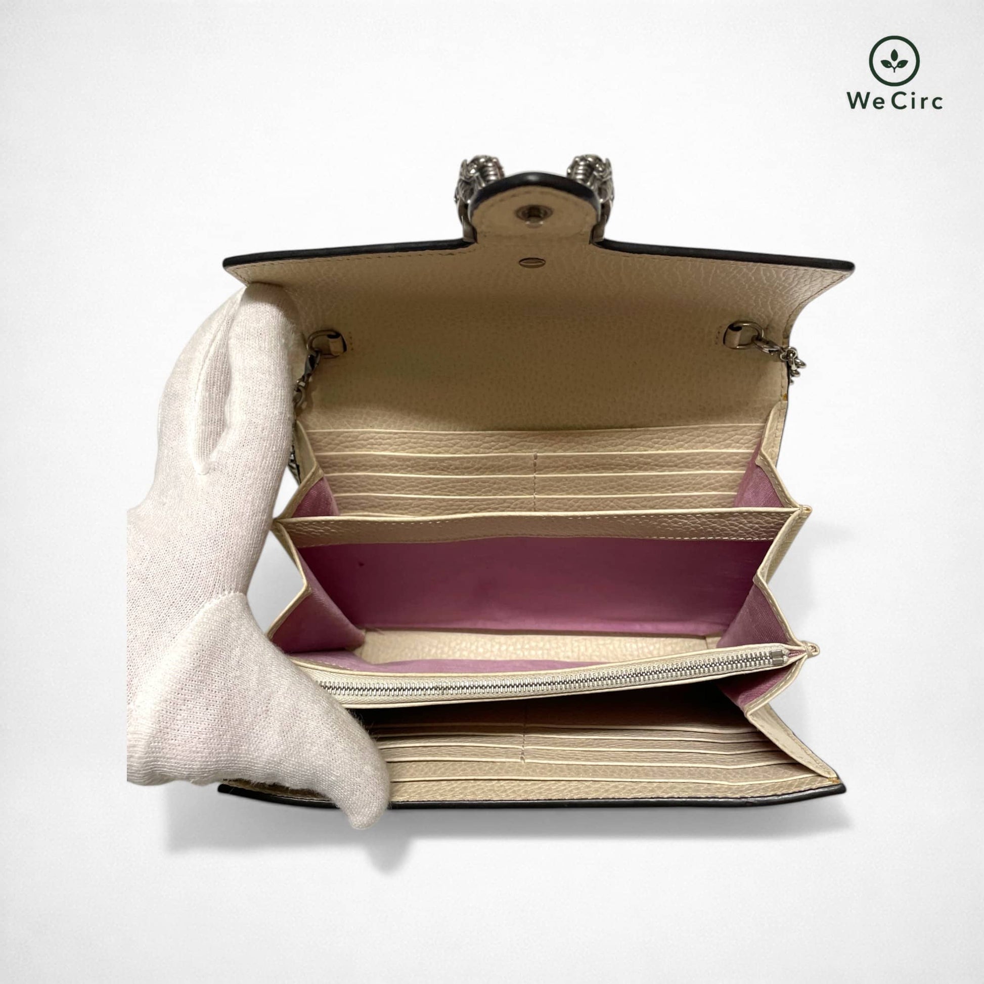Dionysus Tasche Beige - Detailansicht