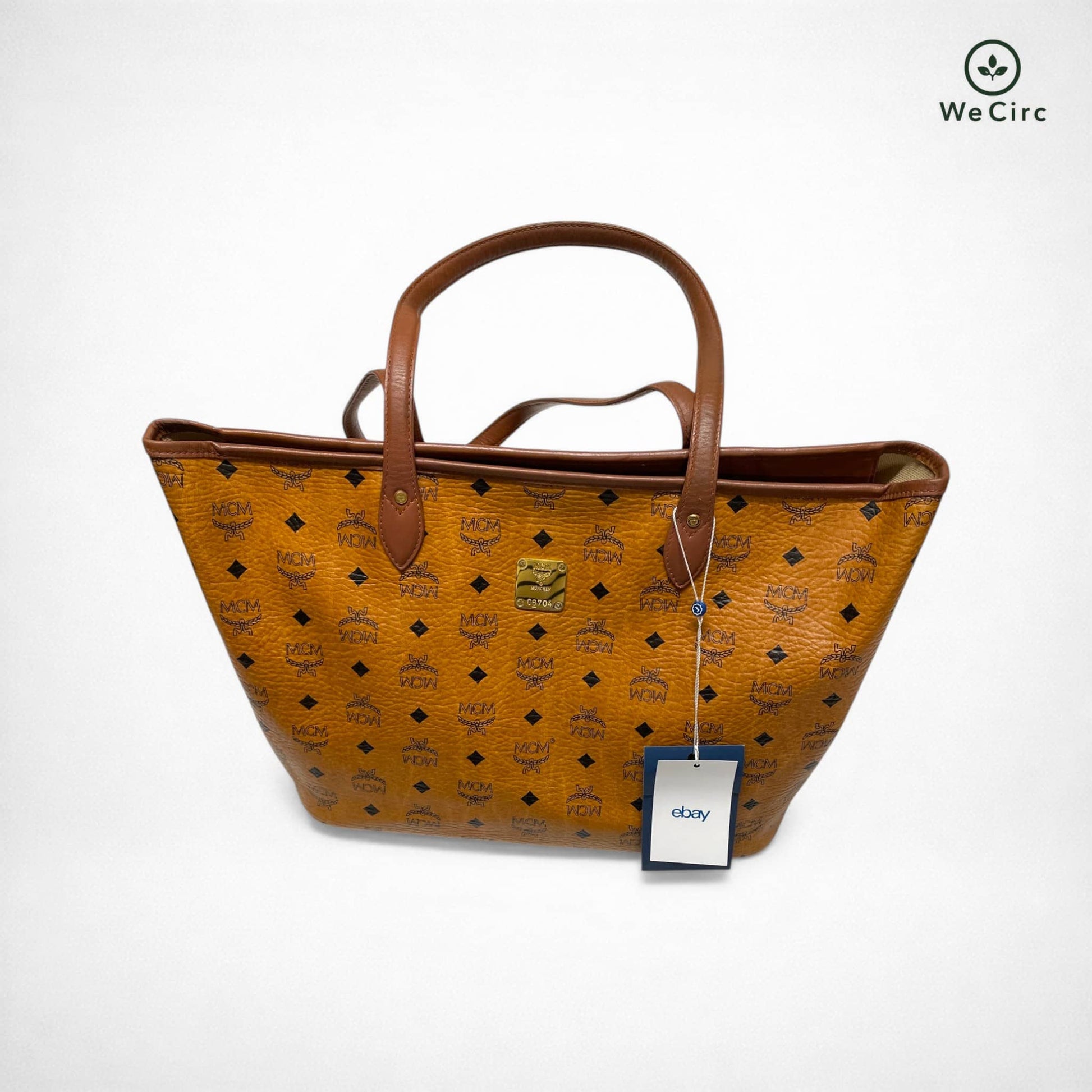 MCM Zipper Shopper Tasche Braun - Hauptansicht