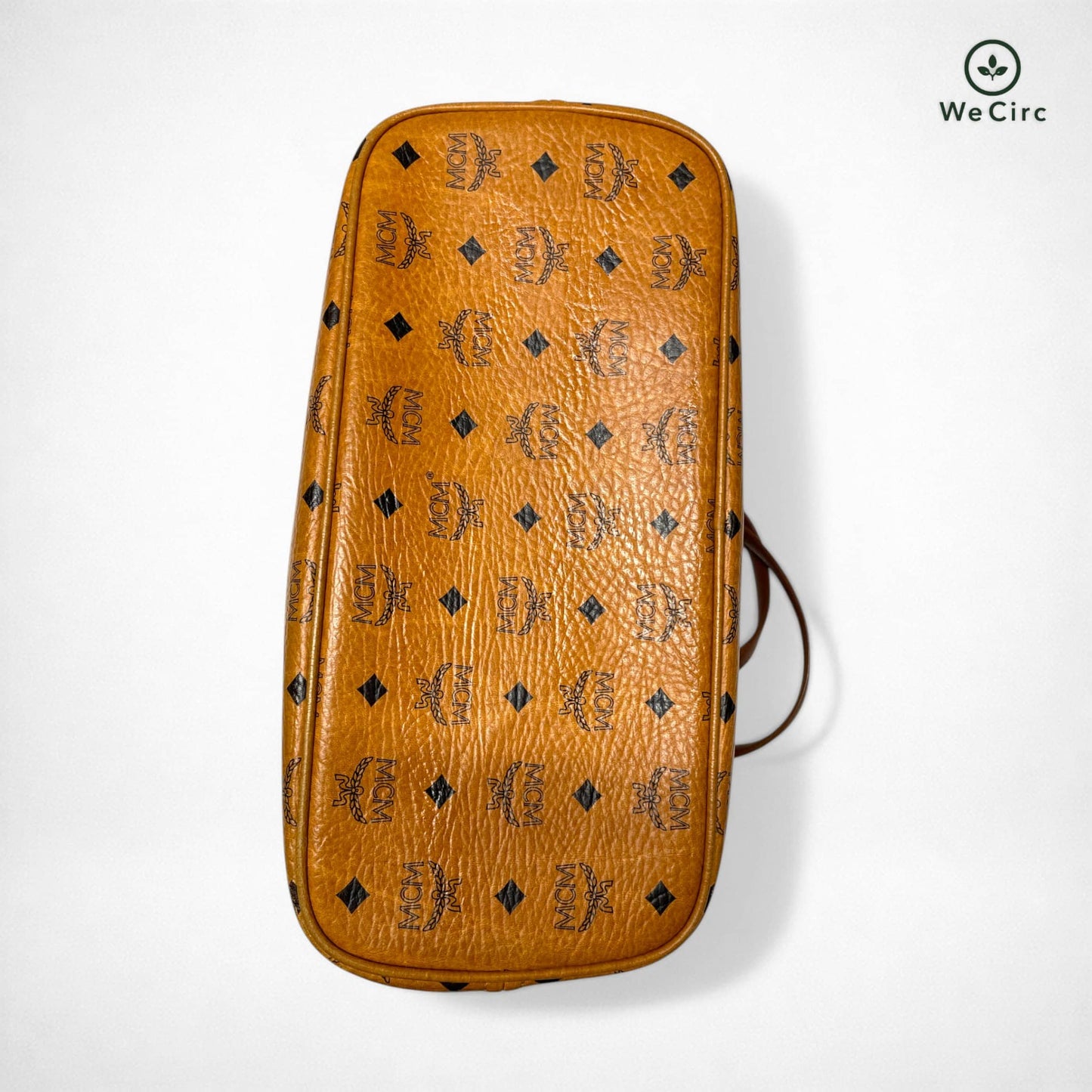 Zipper Shopper Tasche Braun - Detailansicht