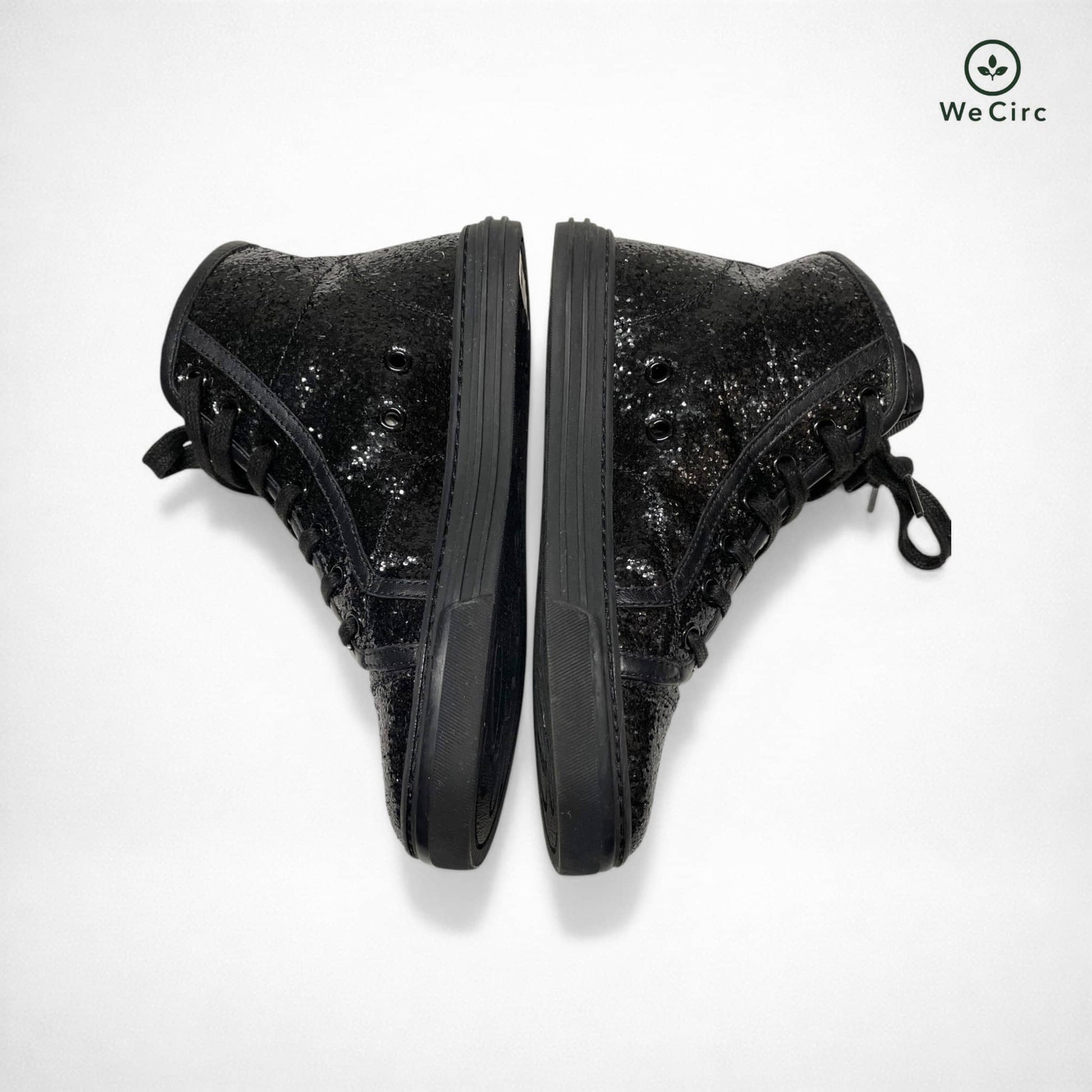 California High Top Sneaker Schwarz 35 - Detailansicht