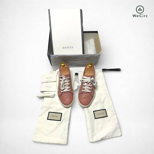 Gucci Canvas Monogram Low Top Sneaker Rosa 36.5 - Hauptansicht