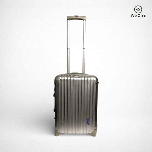 Rimowa Topas Cabin S Koffer Silber Medium - Hauptansicht