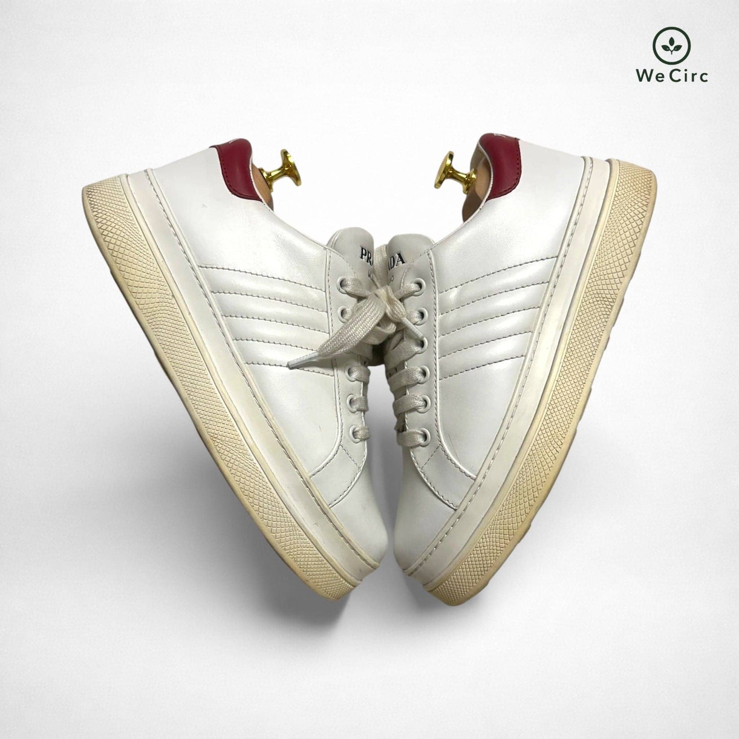 Plateau Sneaker WeiÃŸ 37 - Detailbild