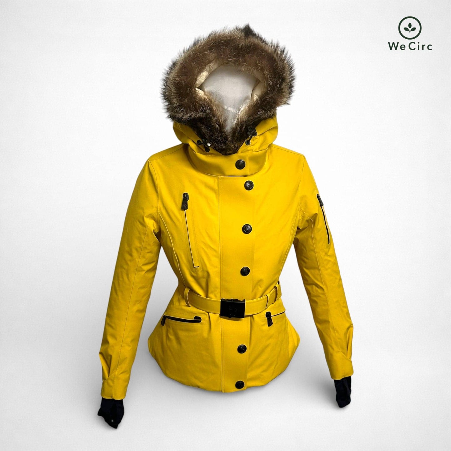 Moncler Grenoble Fusine Skijacke Gelb M - Hauptansicht