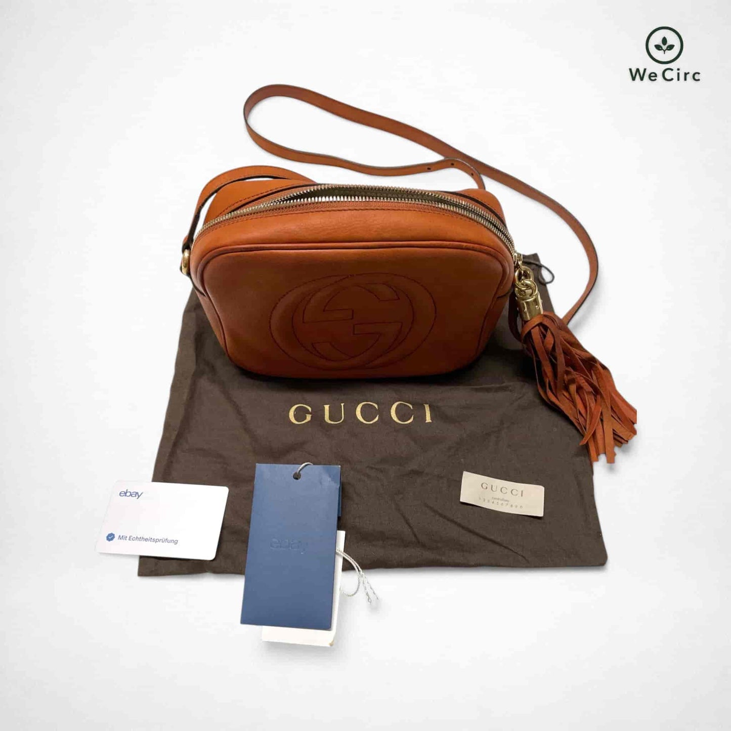Gucci Soho Tasche Braun - Hauptansicht
