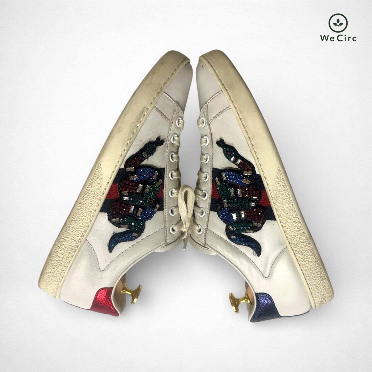 Ace Crystal Snake Sneaker WeiÃŸ 38 - Detailbild