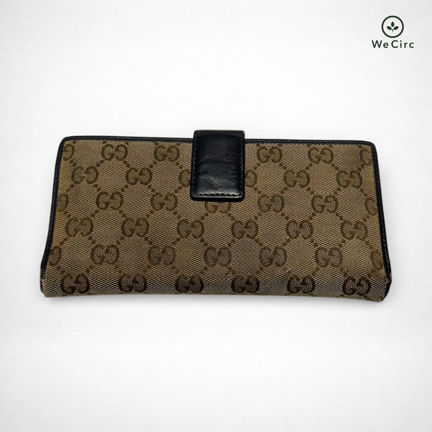 Long Wallet Canvas Portemonnaie Braun - Detailbild